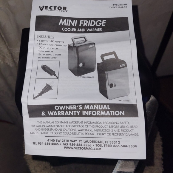 Vector Mini Fridge Cooler/Warmer - Picture 11 of 11